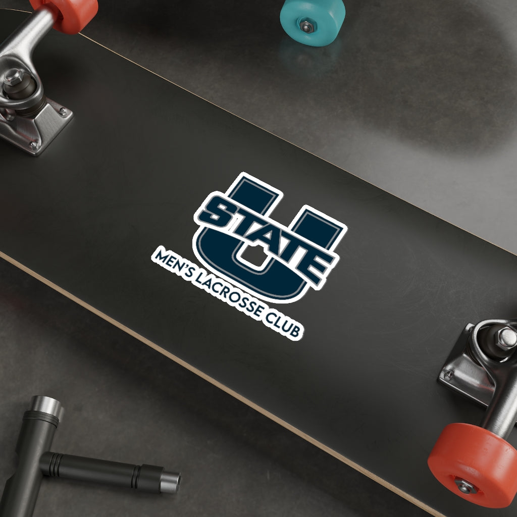 USU Lacrosse Die-Cut Sticker