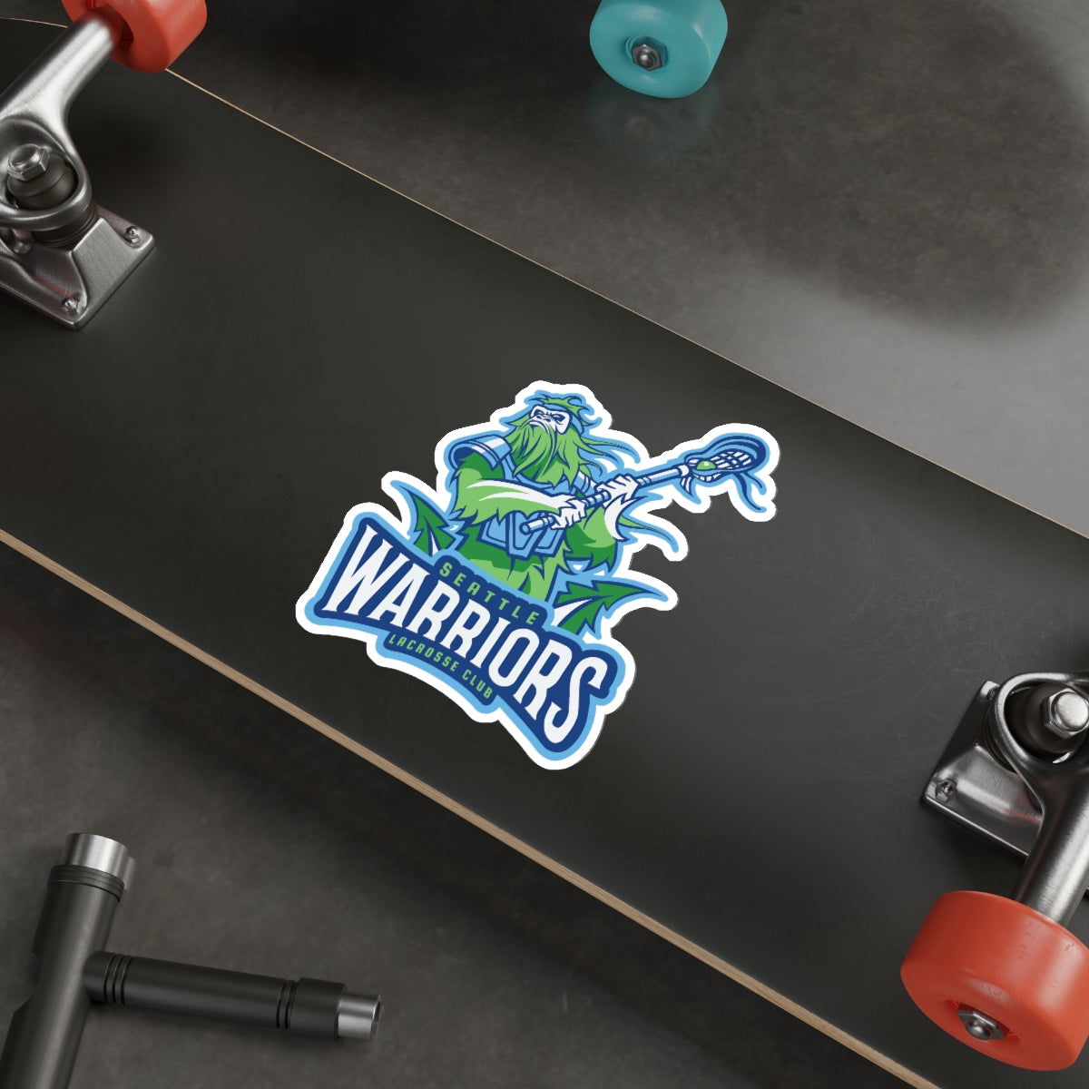 Seattle Warriors Lacrosse Die-Cut Sticker