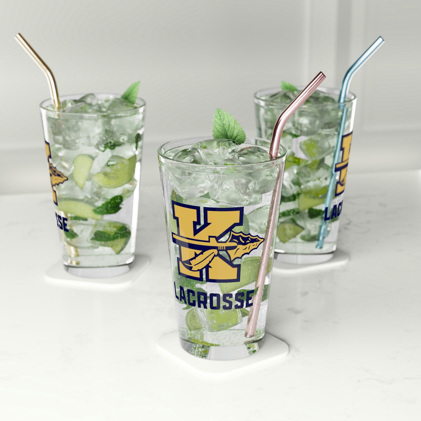 Keller Lacrosse Pint Glass