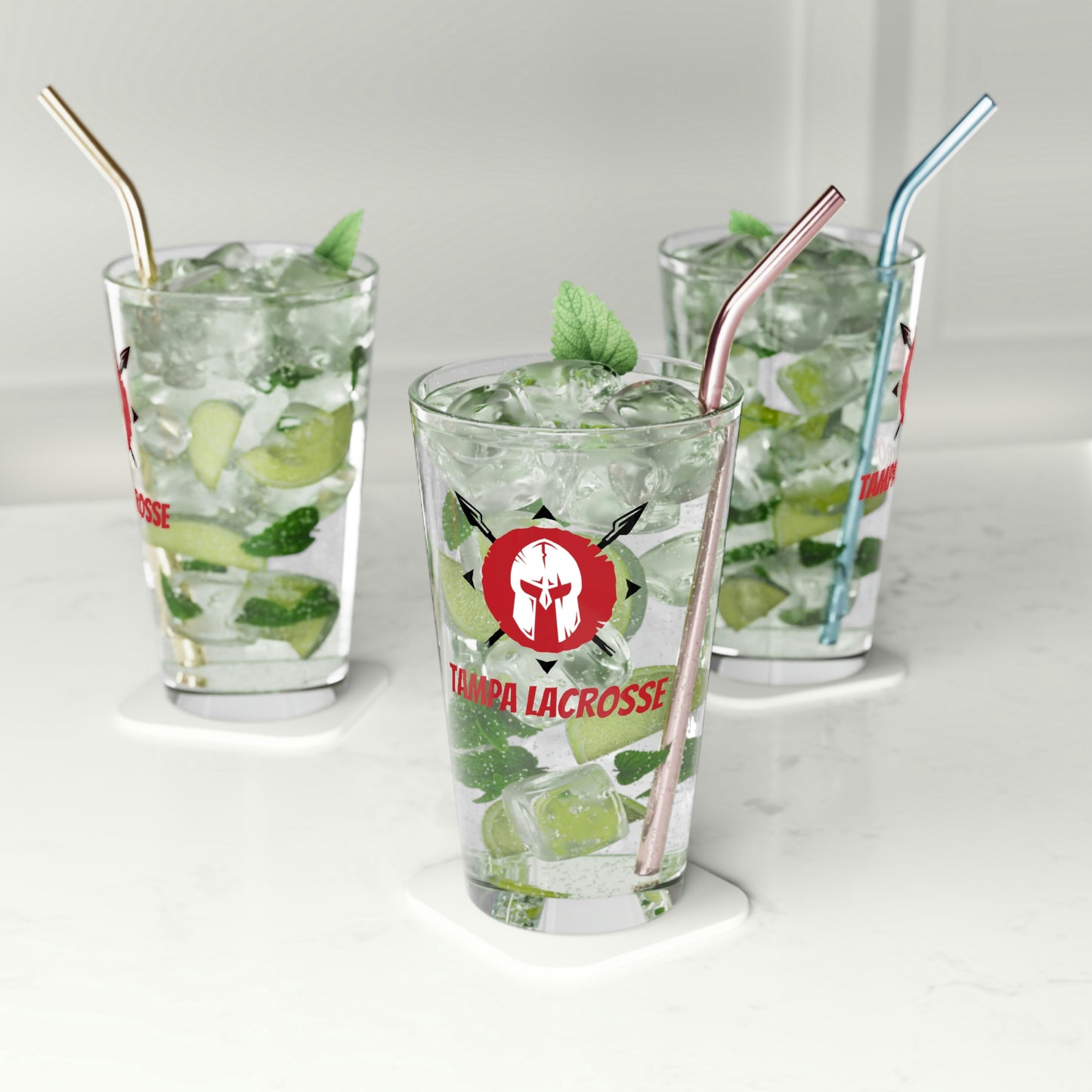 Tampa Club Lacrosse Pint Glass - 16oz