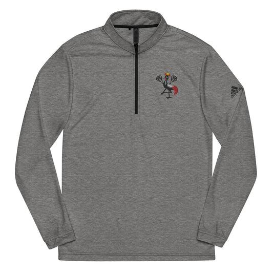 Adult Uganda Lacrosse Adidas Quarter Zip Pullover