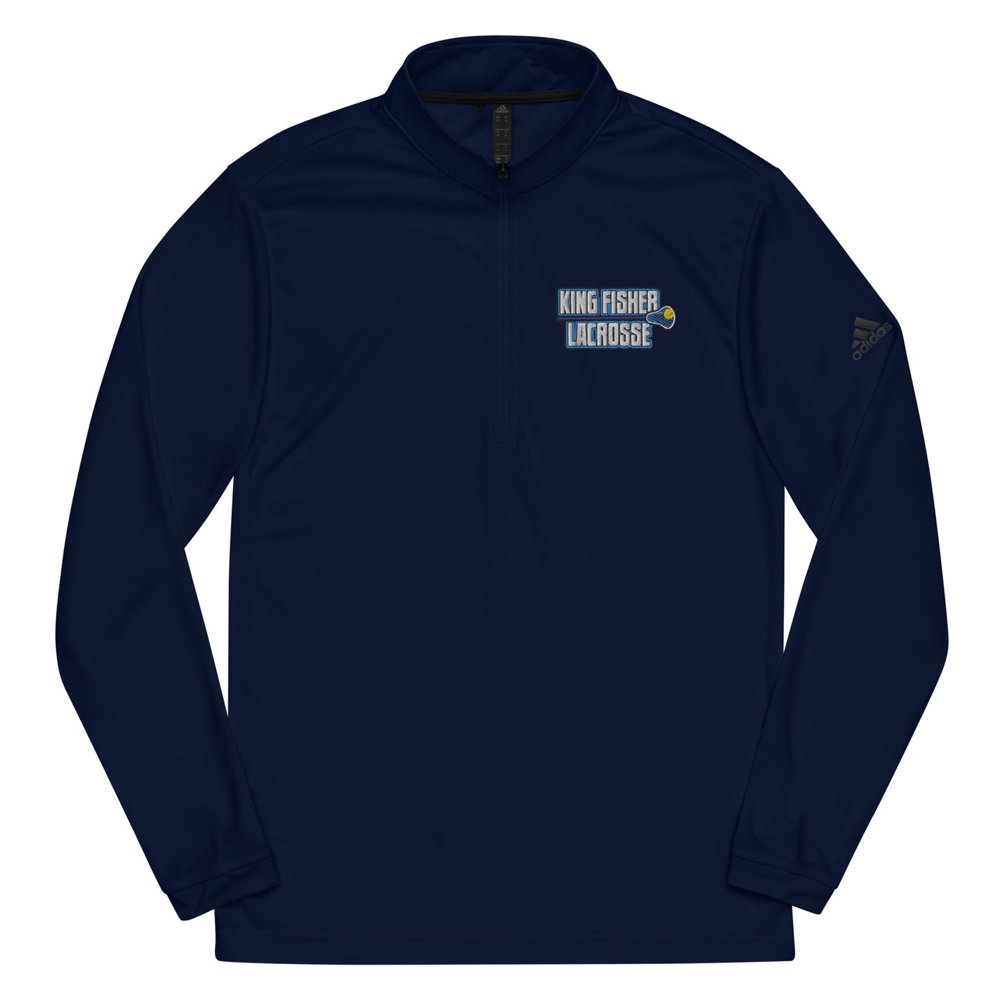 Adult Kingfisher Adidas Quarter Zip Pullover