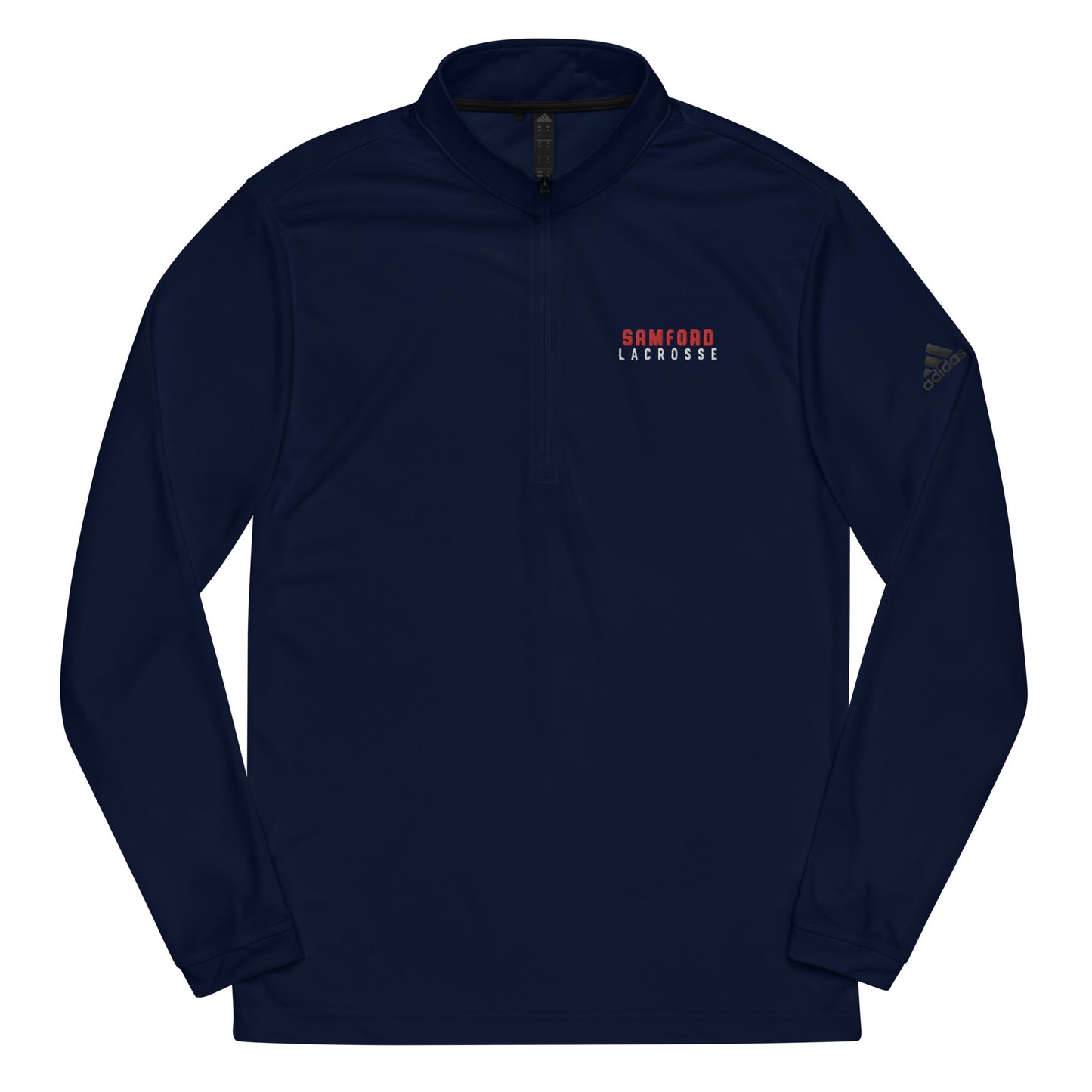 Adult Samford Lacrosse Adidas Quarter Zip Pullover