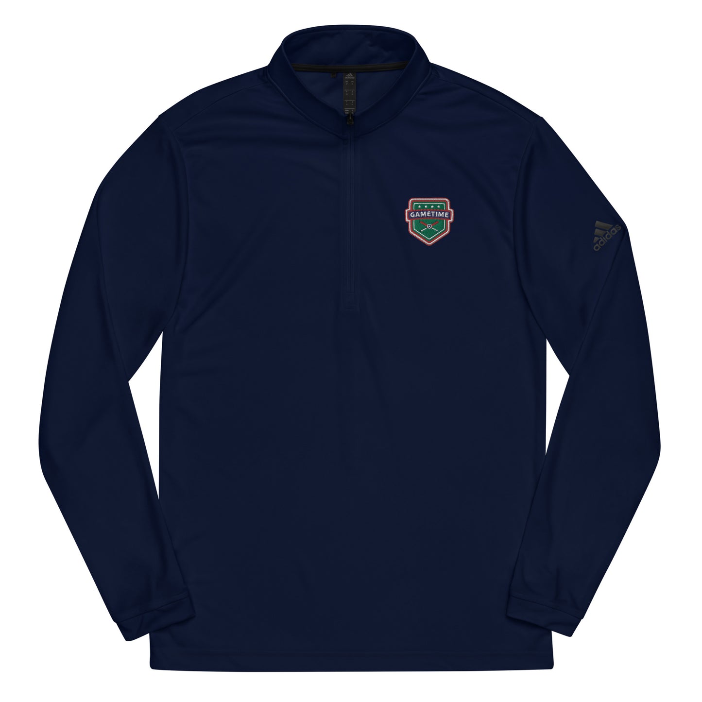 Adult Gametime Baseball Club Adidas Quarter Zip Pullover