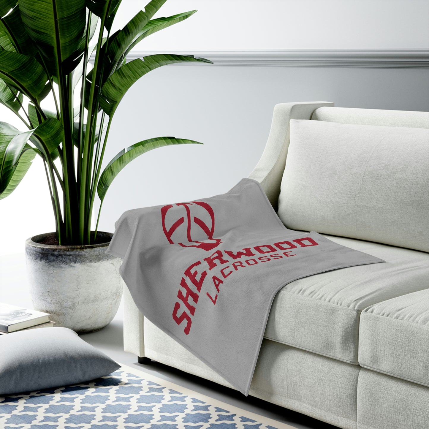 Sherwood Lacrosse Velveteen Plush Blanket