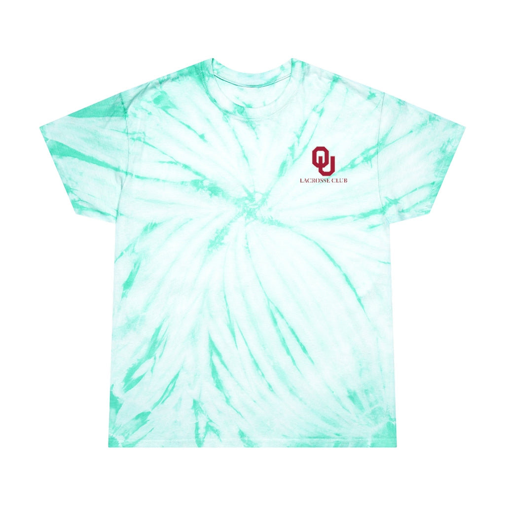 Adult Oklahoma University Lacrosse Tie-Dye Cyclone Tee