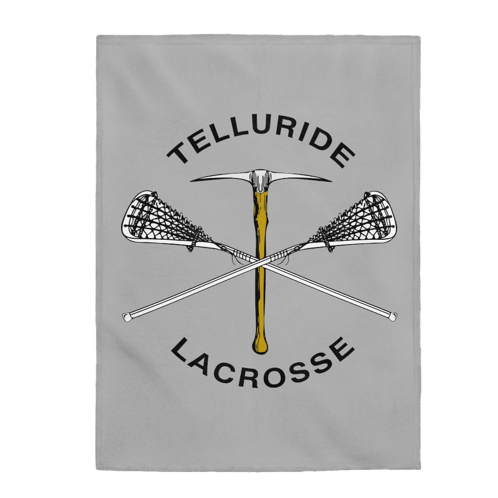 Telluride Lacrosse Velveteen Plush Blanket