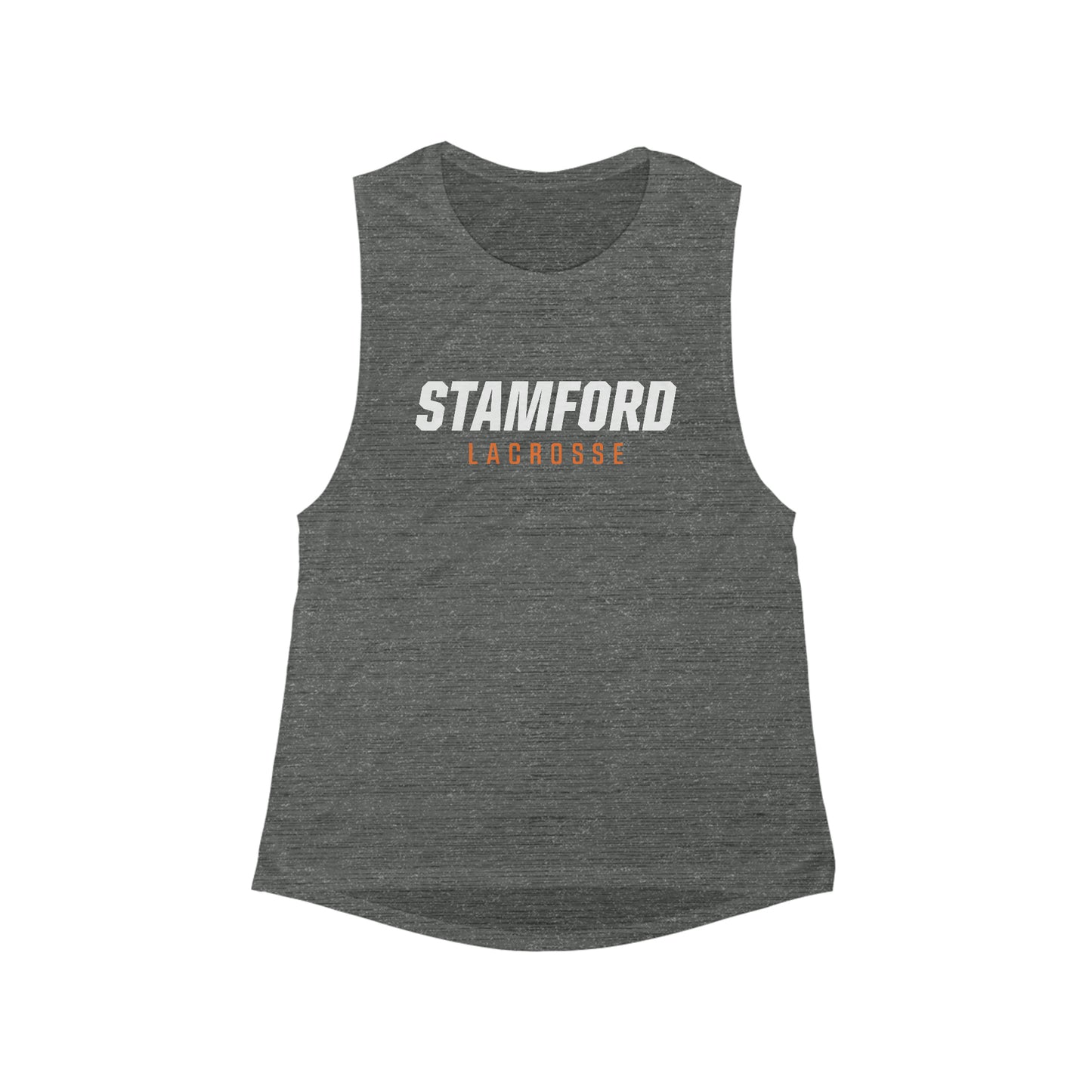 Women's Stamford Lacrosse Bella + Canvas Flowy Scoop Muscle Tank