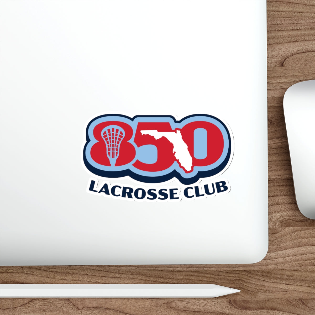 850 Lacrosse Die-Cut Sticker