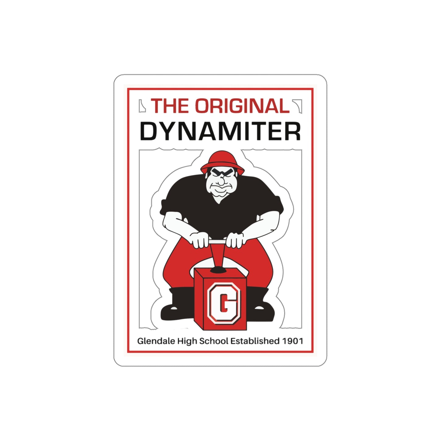 Glendale HS Lacrosse Die-Cut Stickers