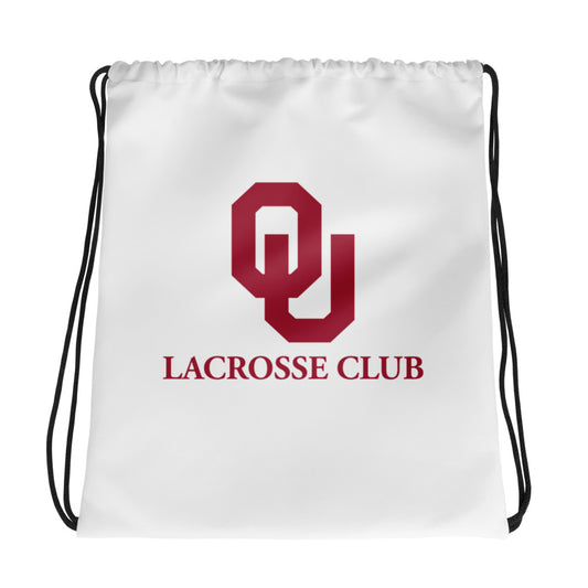 Oklahoma University Lacrosse Drawstring Bag