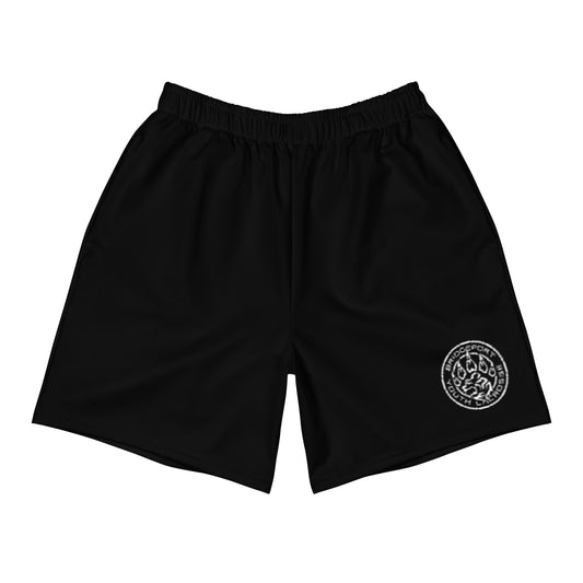Men's Athletic Long Shorts - Black