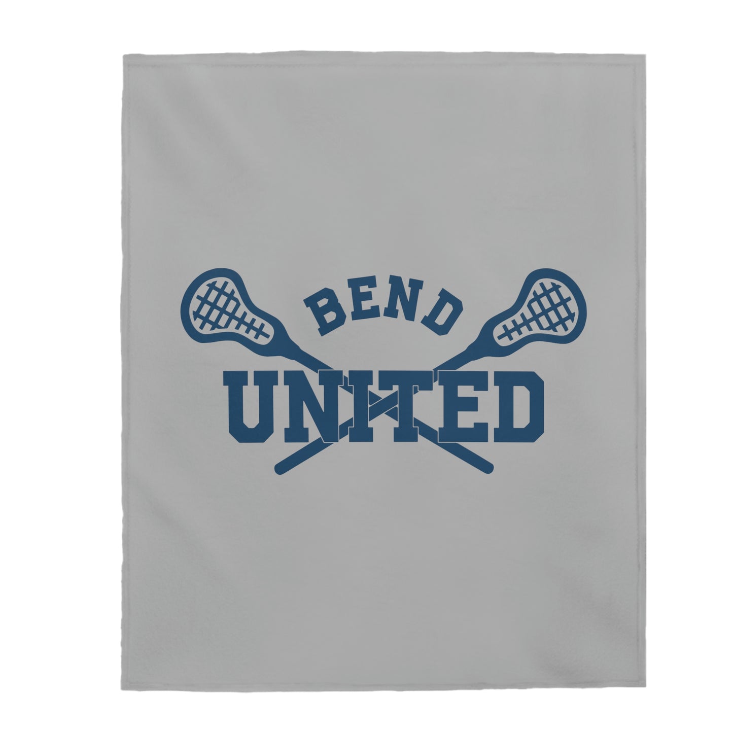 Bend United Lacrosse Velveteen Plush Blanket