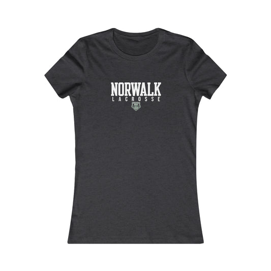 Women's Norwalk Lacrosse Bella + Canvas Short Sleeve Cotton Tee