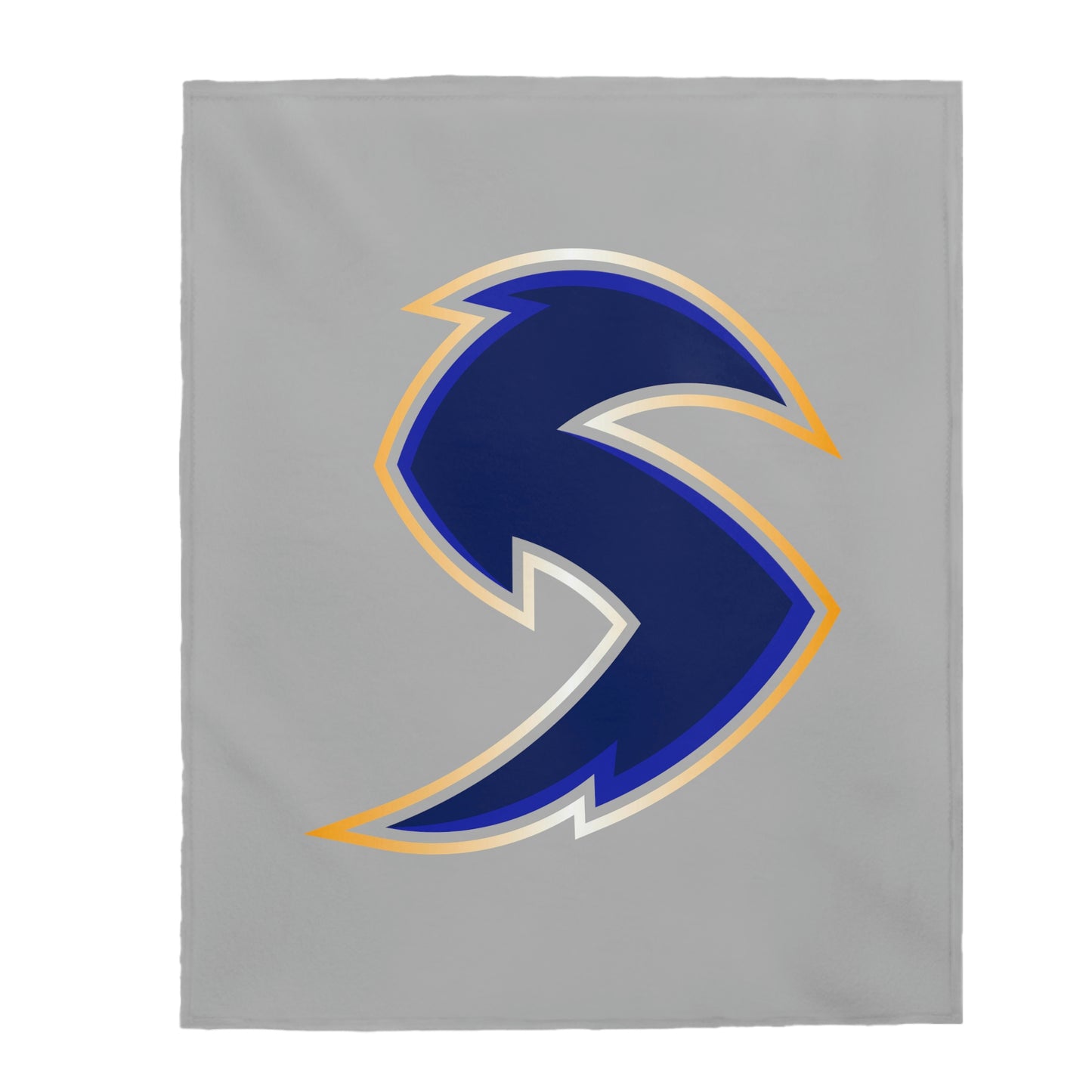 Salt Lake Storm Lacrosse Velveteen Plush Blanket