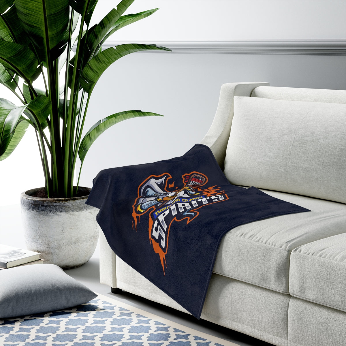 Thousand Islands Spirits Velveteen Plush Blanket