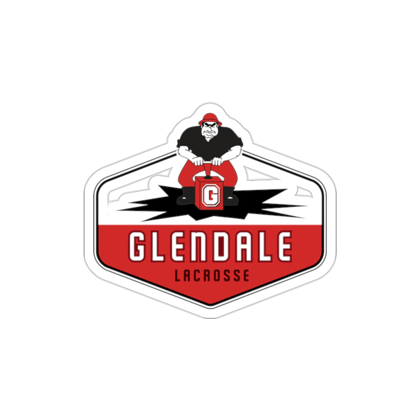 Glendale HS Lacrosse Die-Cut Stickers