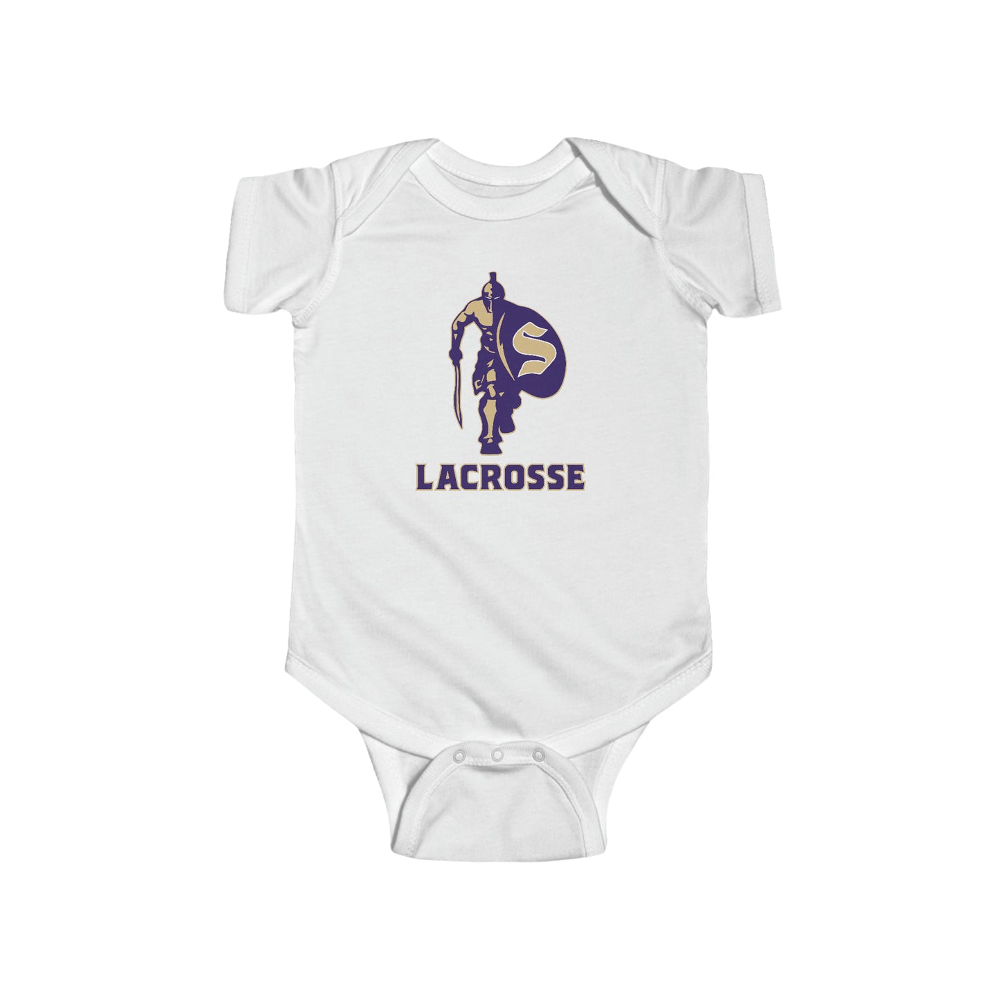 Infant Sumner Spartans Lacrosse Rabbit Skins Onesie