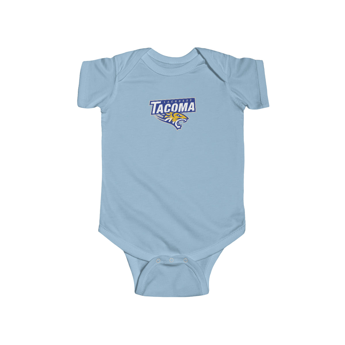 Infant Tacoma Tigers Lacrosse Bella + Canvas Onesie