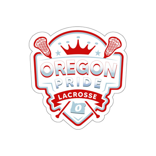 Oregon Pride Lacrosse Die-Cut Stickers
