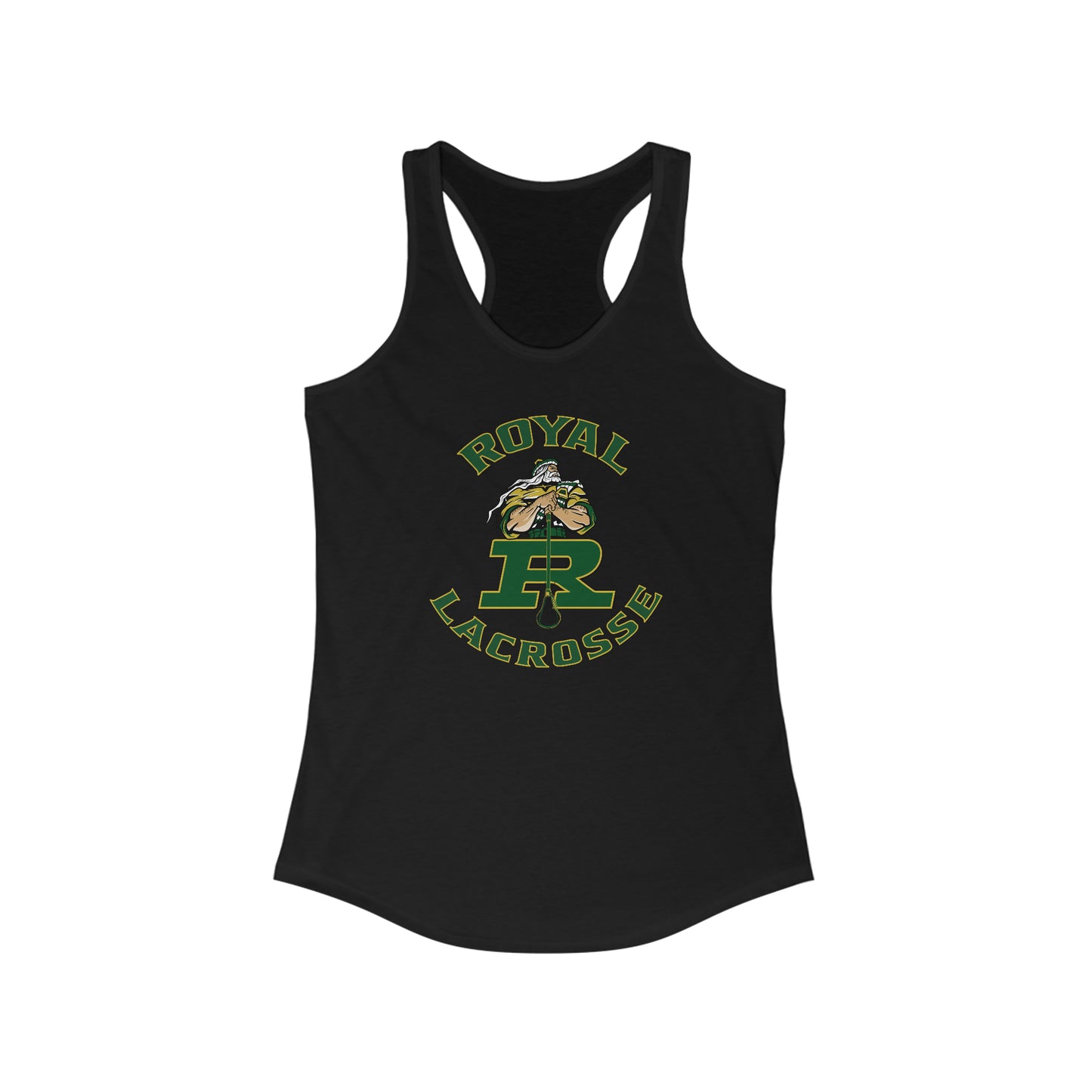 Women's Royal HS Lacrosse Next Level Racerback Tank
