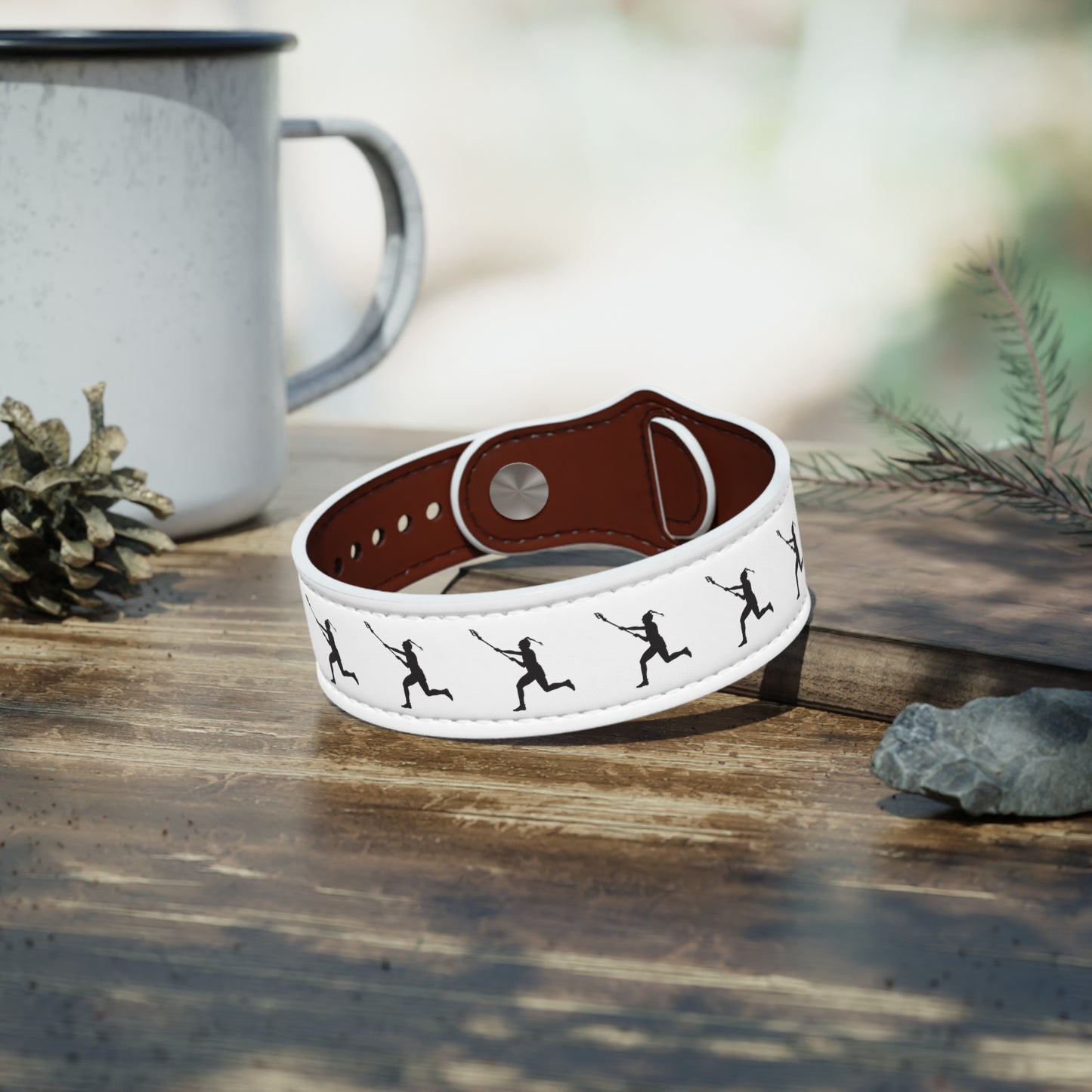 CNL Faux Leather Wristband