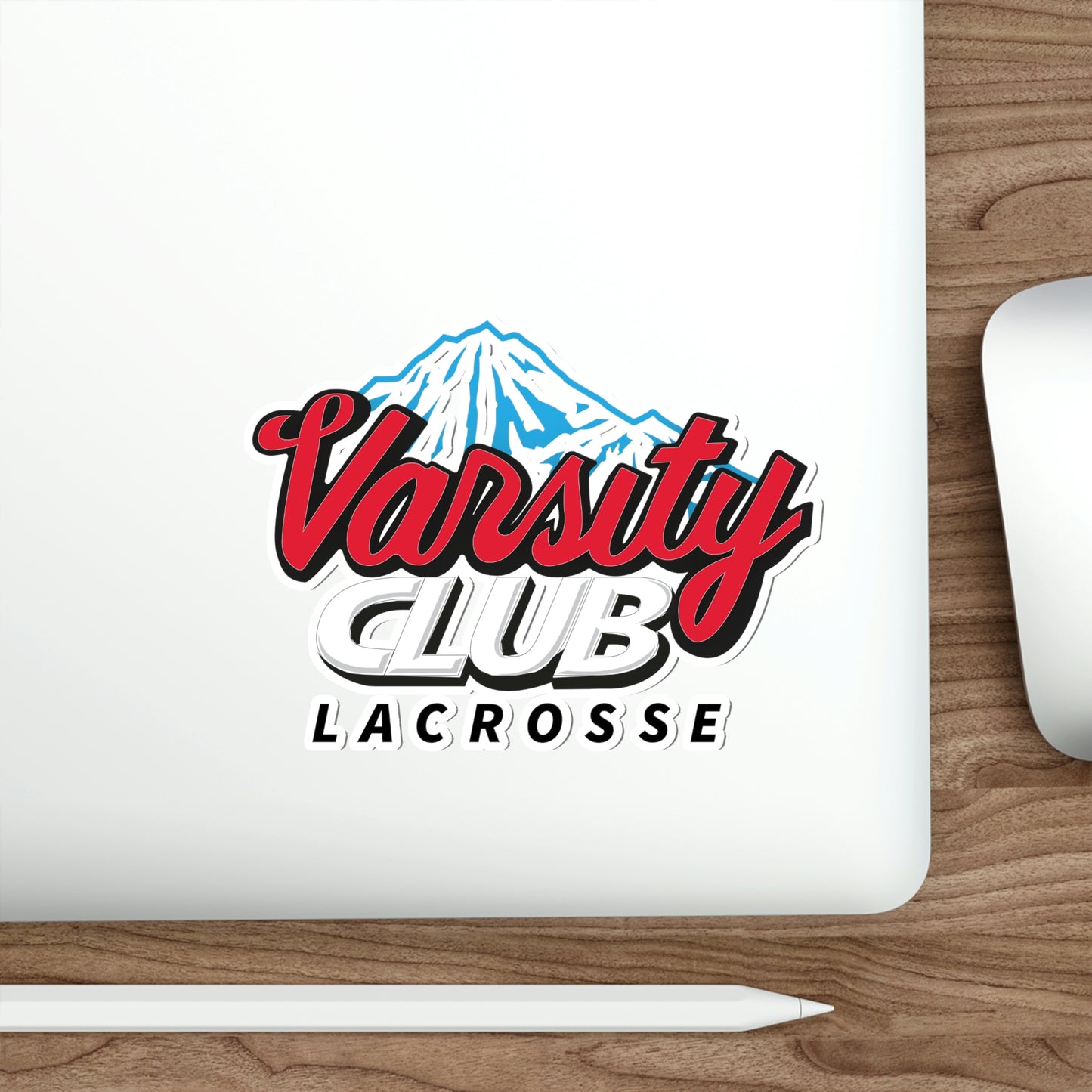 Varsity Club Lacrosse Die-Cut Stickers