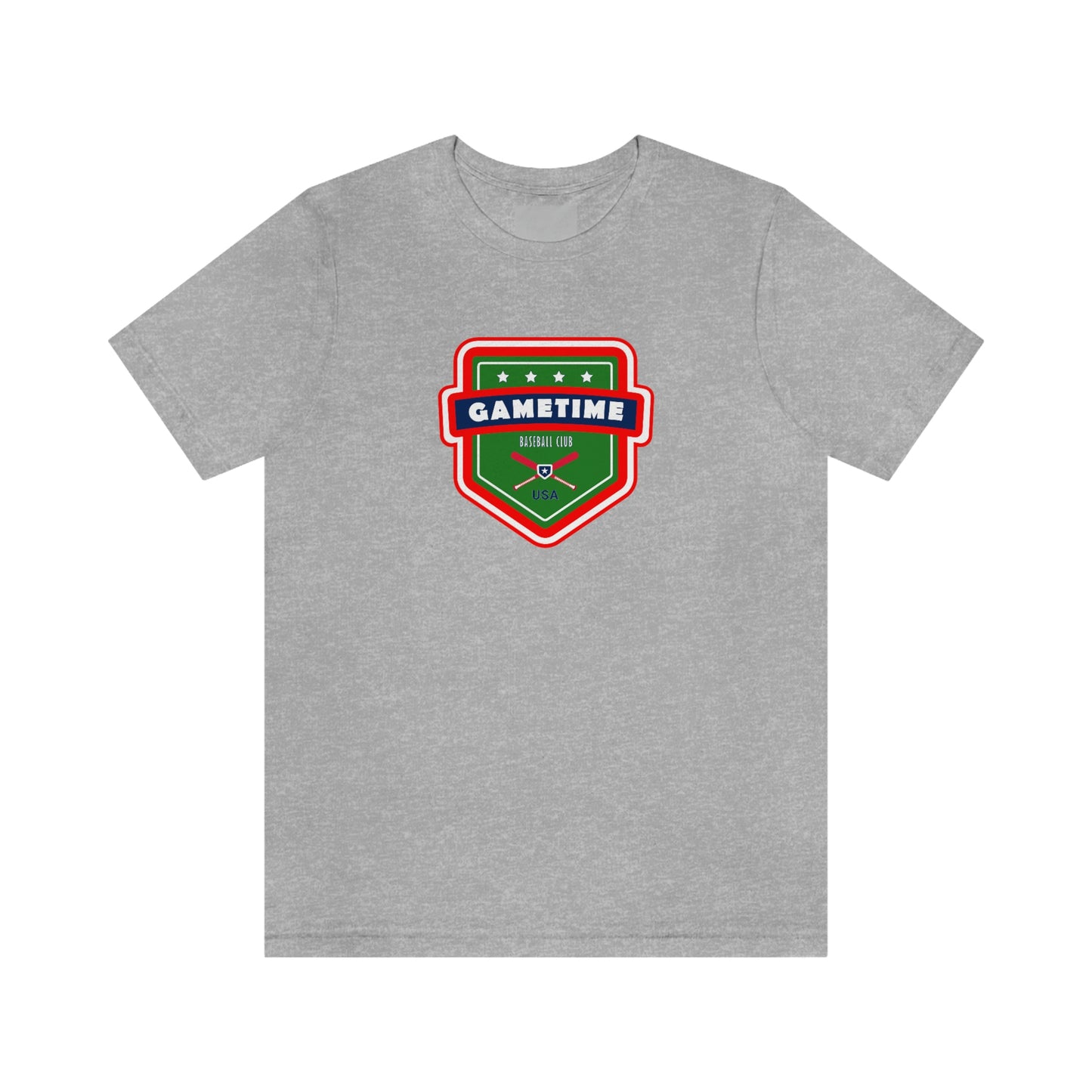 Adult Gametime Baseball Club Bella + Canvas Short Sleeve Cotton Tee
