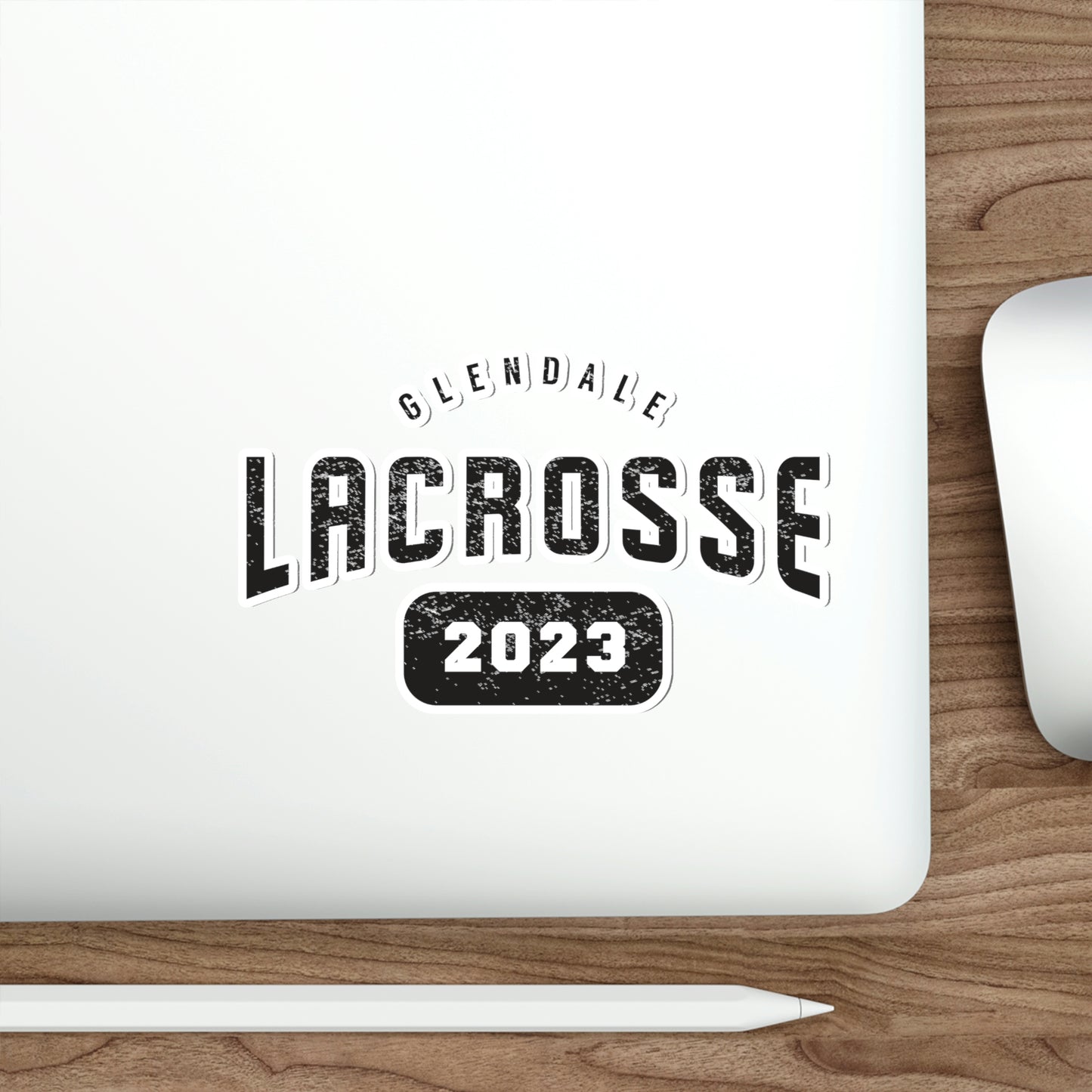 Glendale HS Lacrosse Die-Cut Stickers - Year