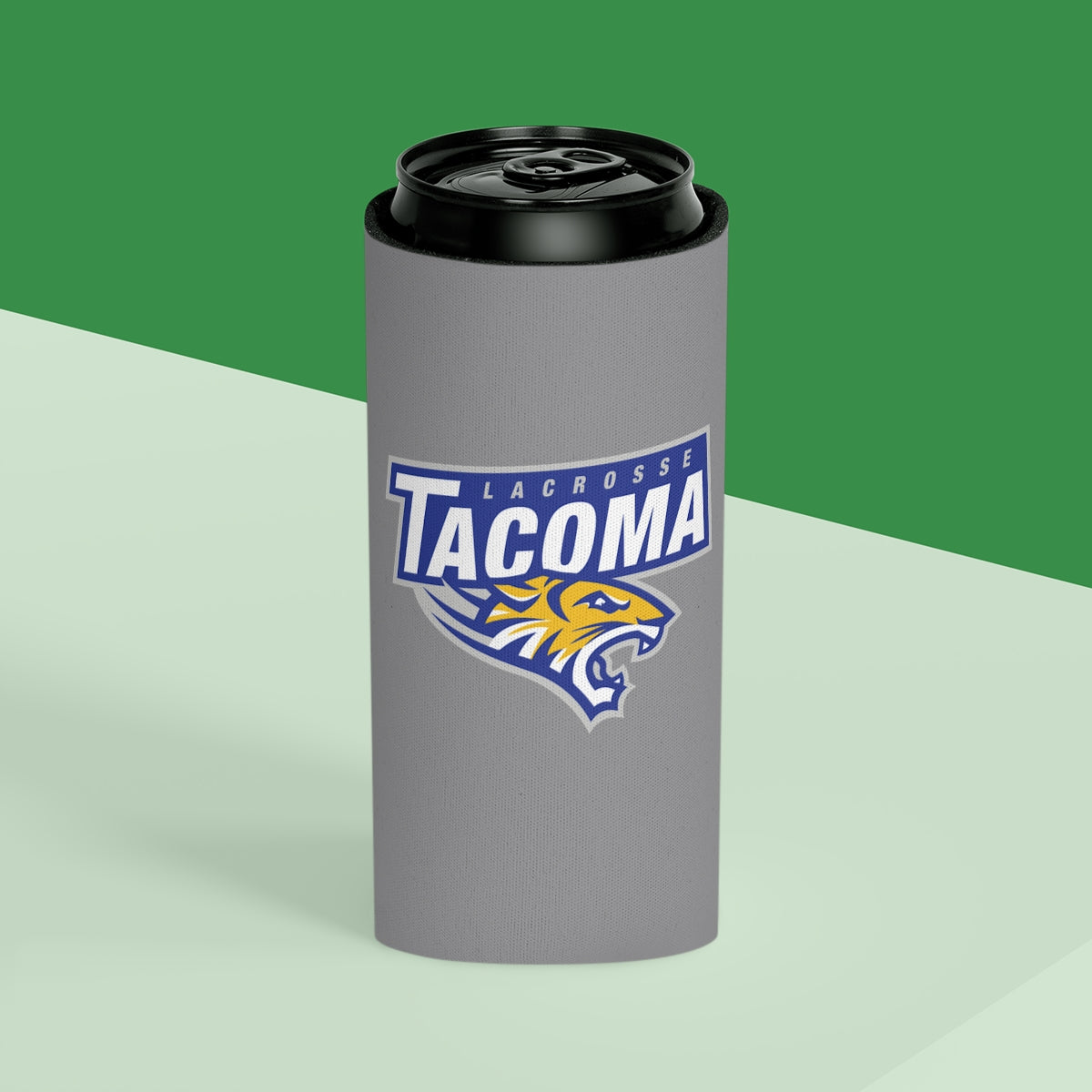 Tacoma Tigers Lacrosse Can Cooler 3-pack