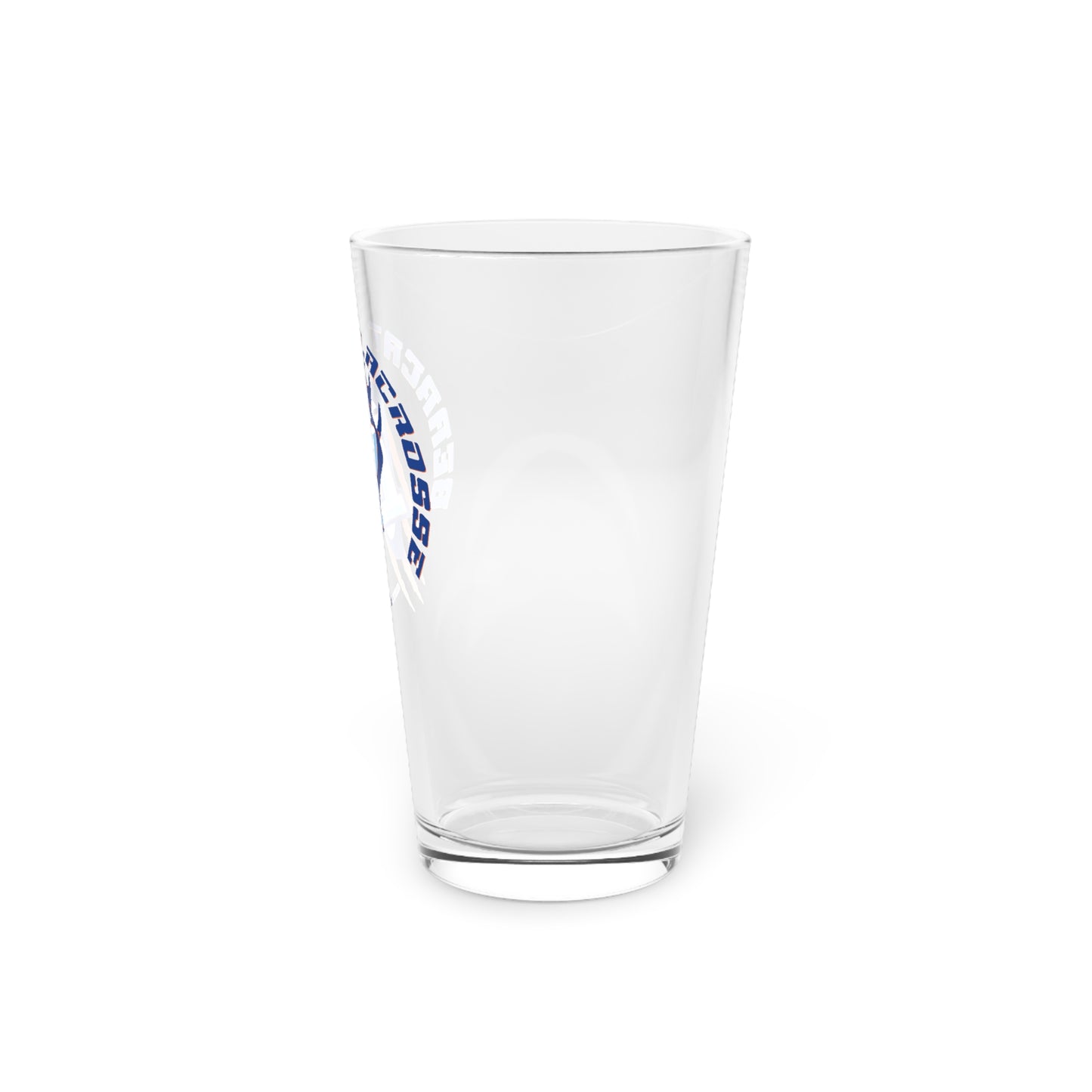 Billings Bearcats Lacrosse Pint Glass - 16oz