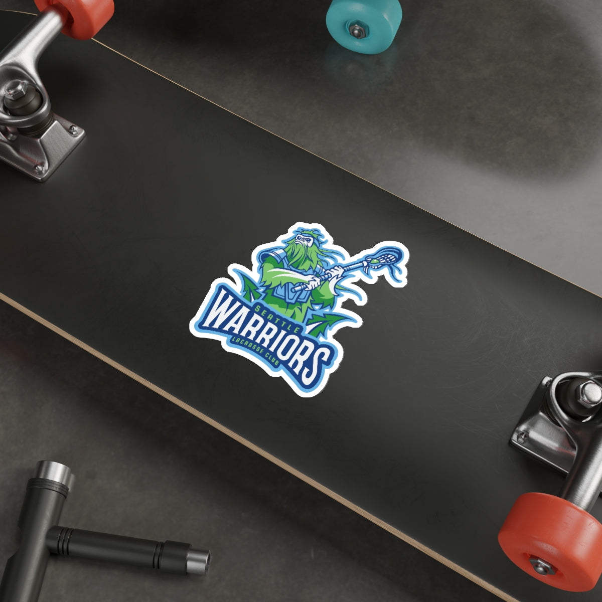 Seattle Warriors Lacrosse Die-Cut Sticker