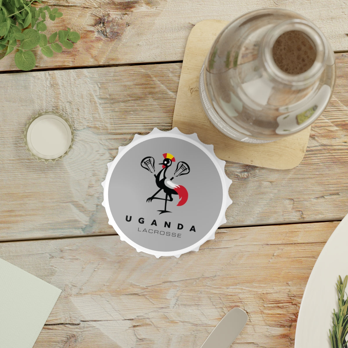 Uganda Lacrosse Bottle Opener