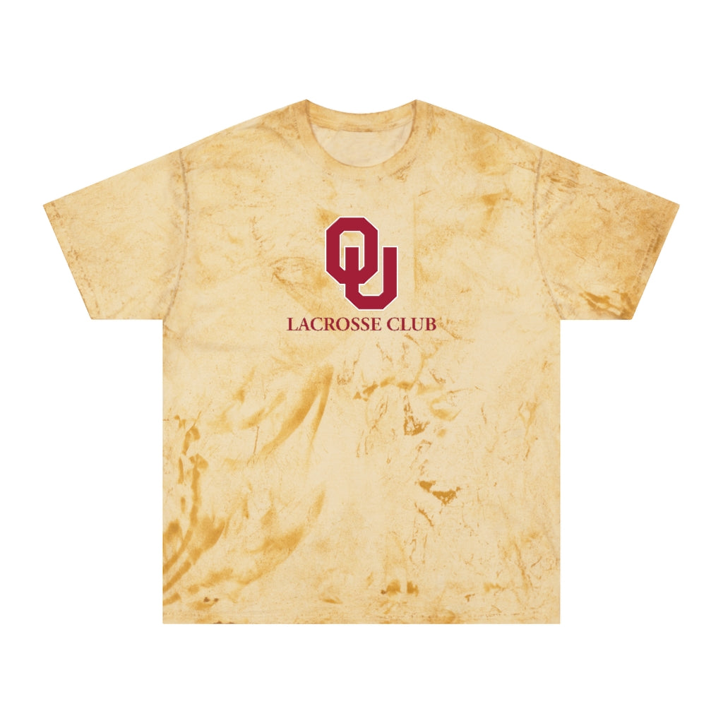 Adult Oklahoma University Lacrosse Comfort Colors Blast T-Shirt