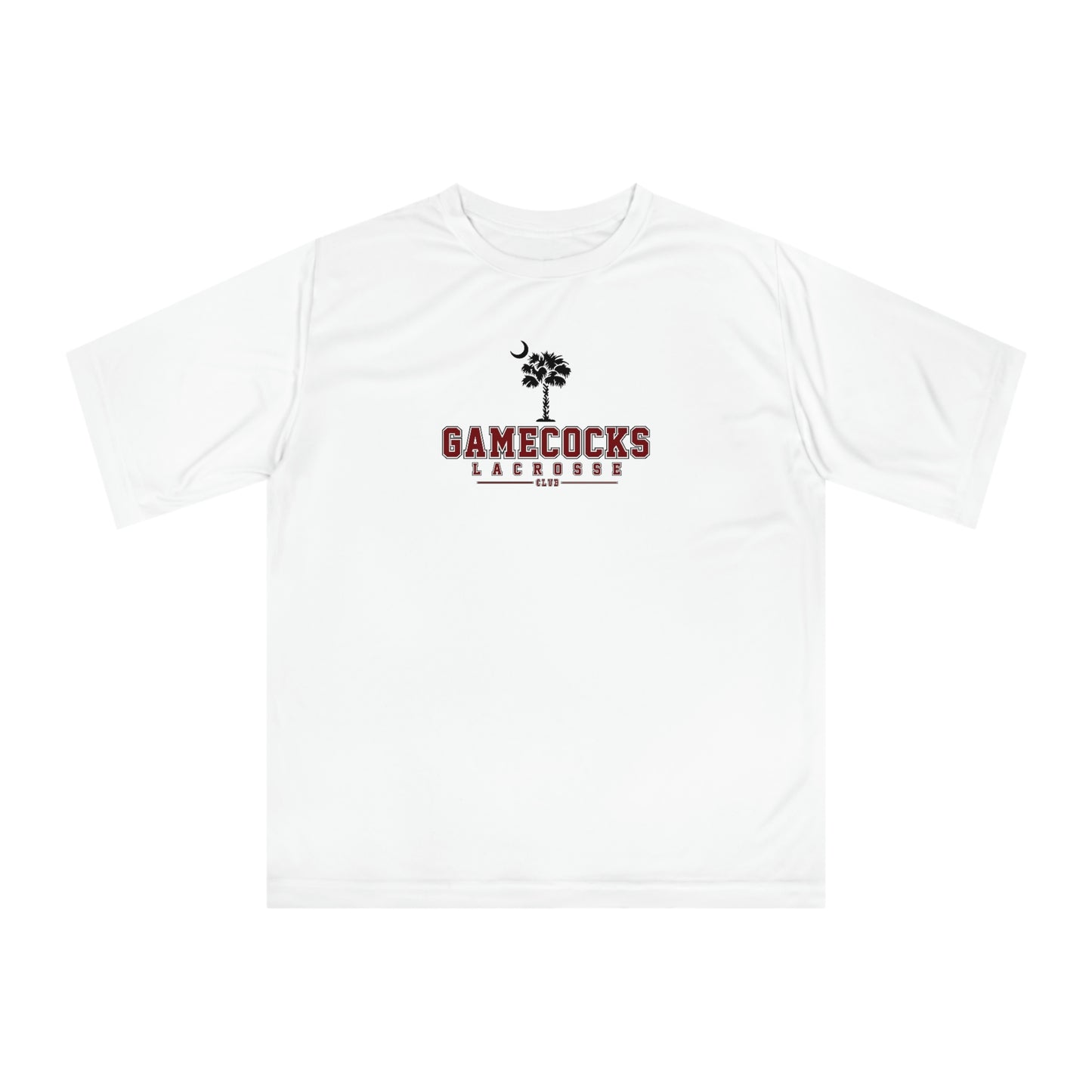Adult Gamecocks Lacrosse Team 365 Zone Performance T-shirt