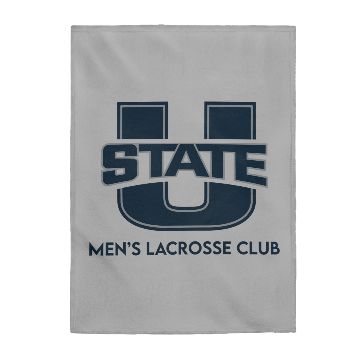 USU Lacrosse Velveteen Plush Blanket