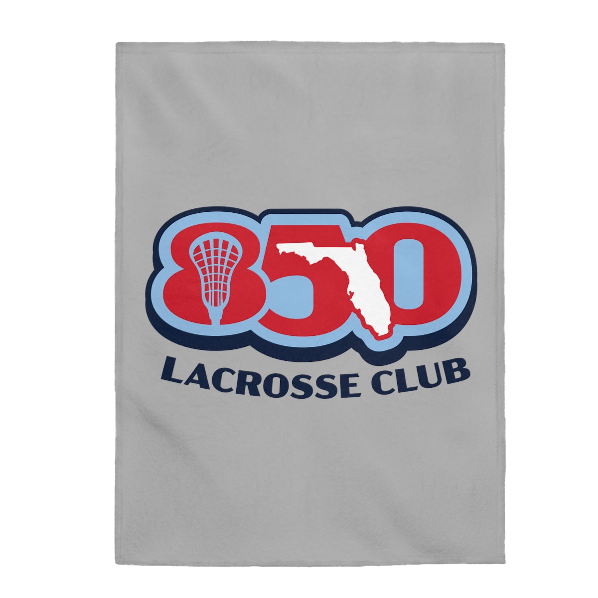 850 Lacrosse Velveteen Plush Blanket
