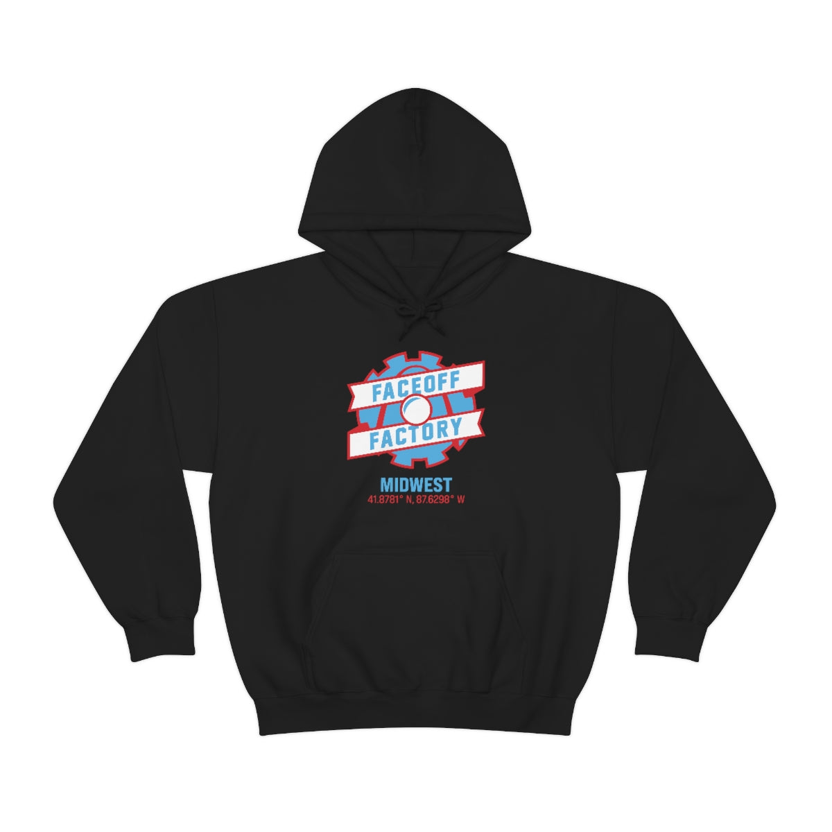 Adult Faceoff Factory Gildan Heavy Blend™ Hooded Sweatshirt - Midwest
