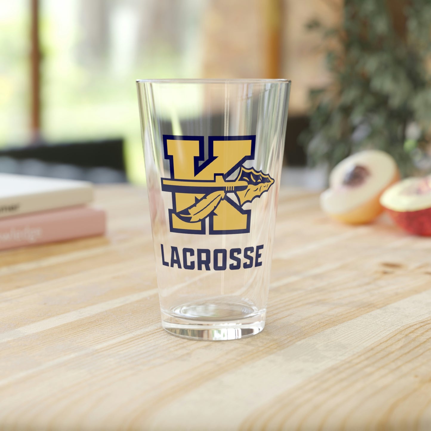 Keller Lacrosse Pint Glass