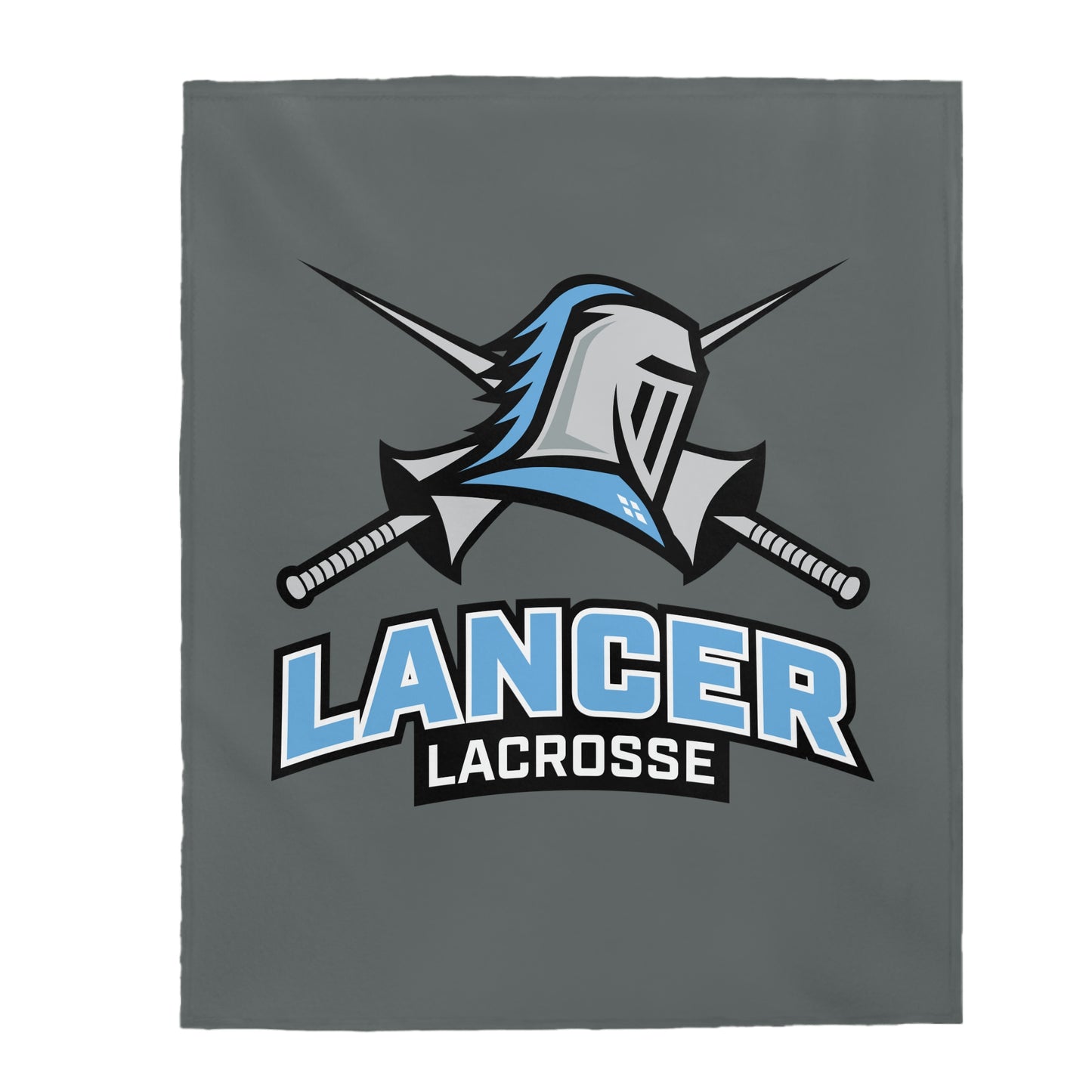 Lancer Lacrosse Velveteen Plush Blanket