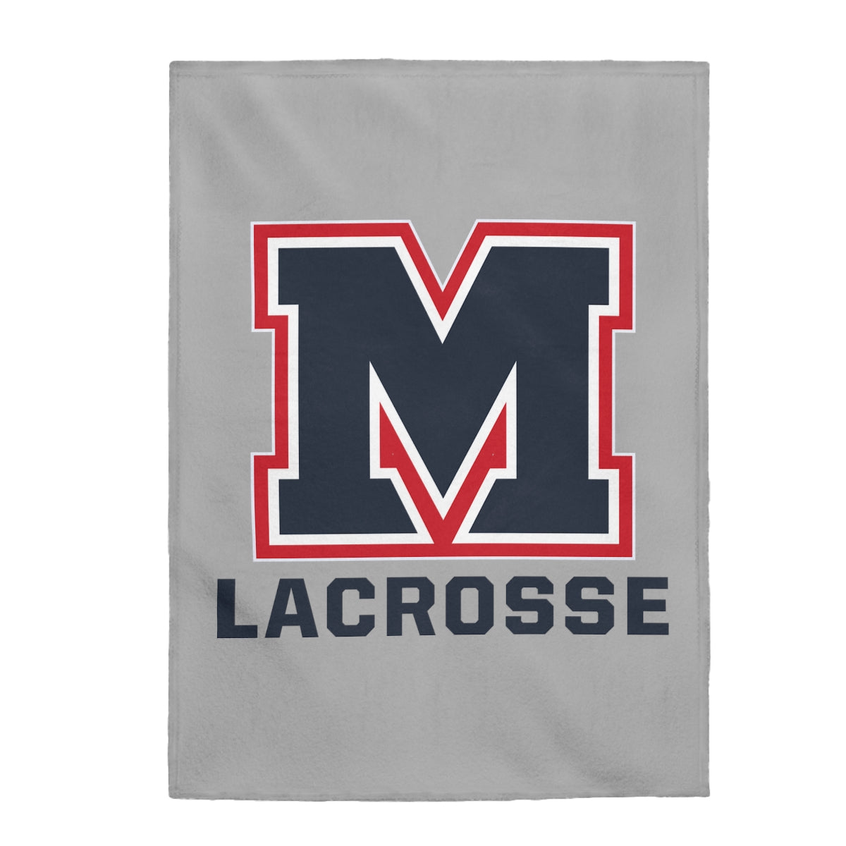 BMHS Lacrosse Velveteen Plush Blanket