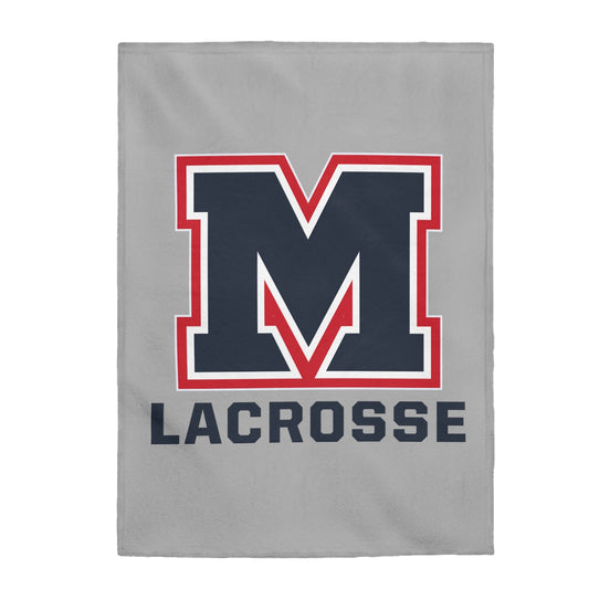 BMHS Lacrosse Velveteen Plush Blanket