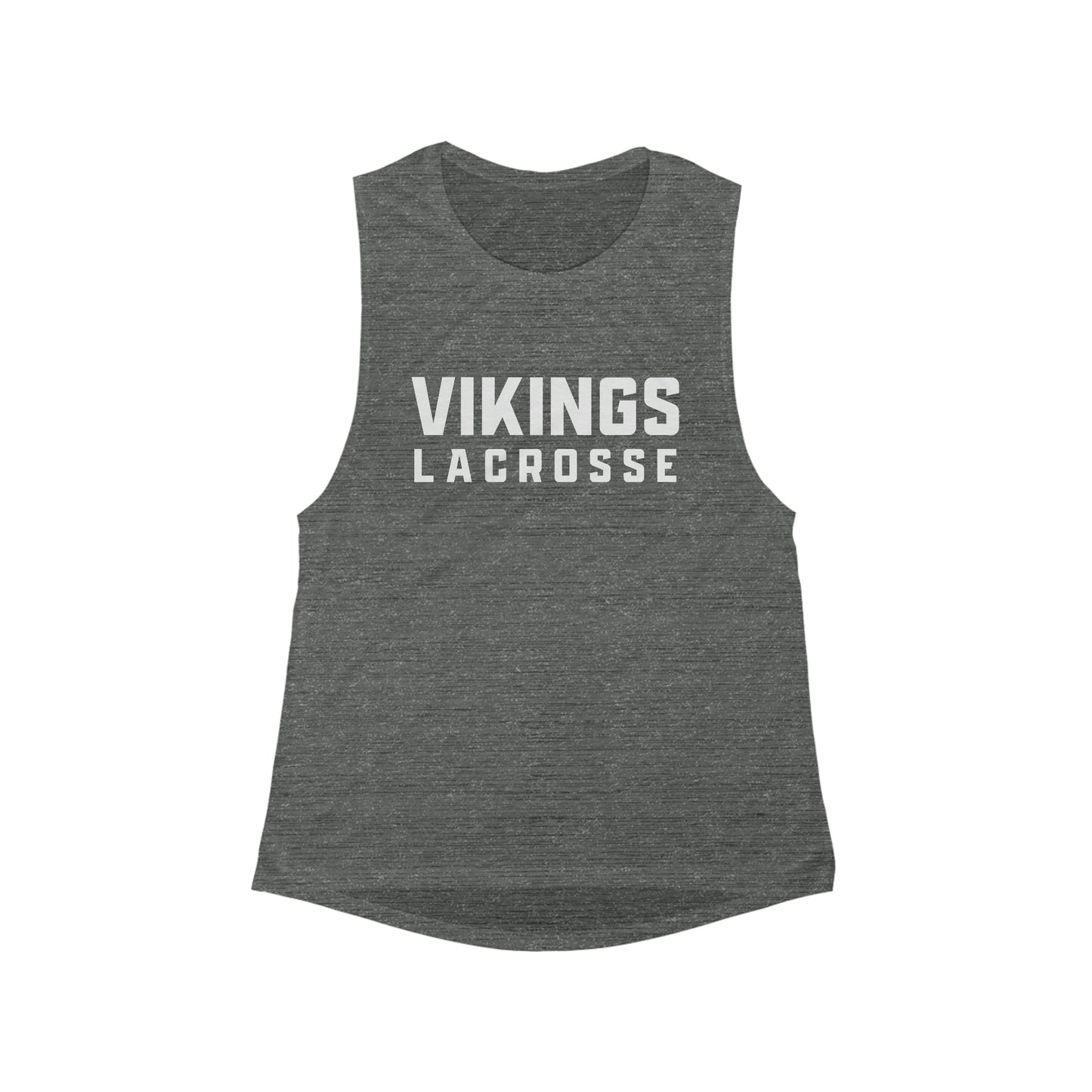 Women's NEHI Lax Bella + Canvas Flowy Scoop Muscle Tank