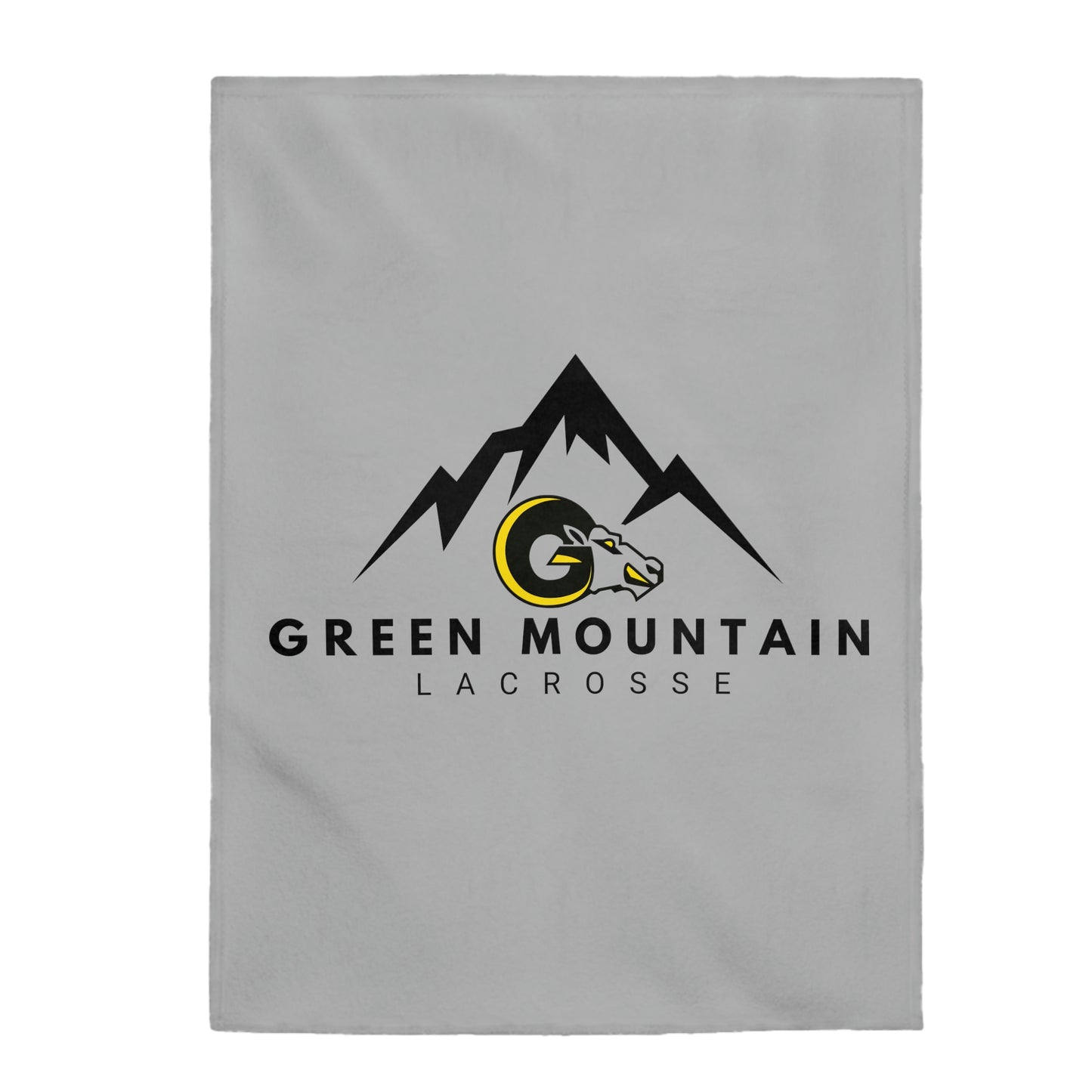 Green Mountain Lacrosse Velveteen Plush Blanket