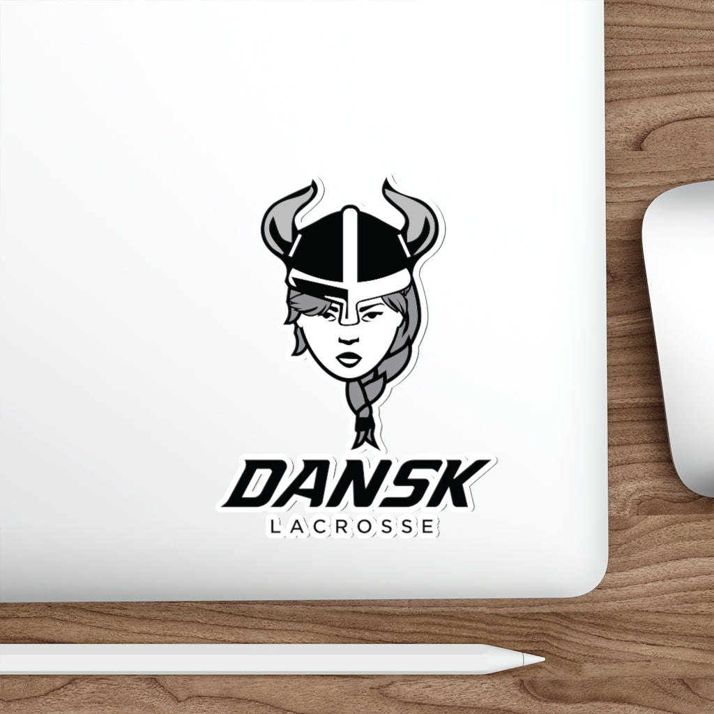Danish Lacrosse Die-Cut Stickers
