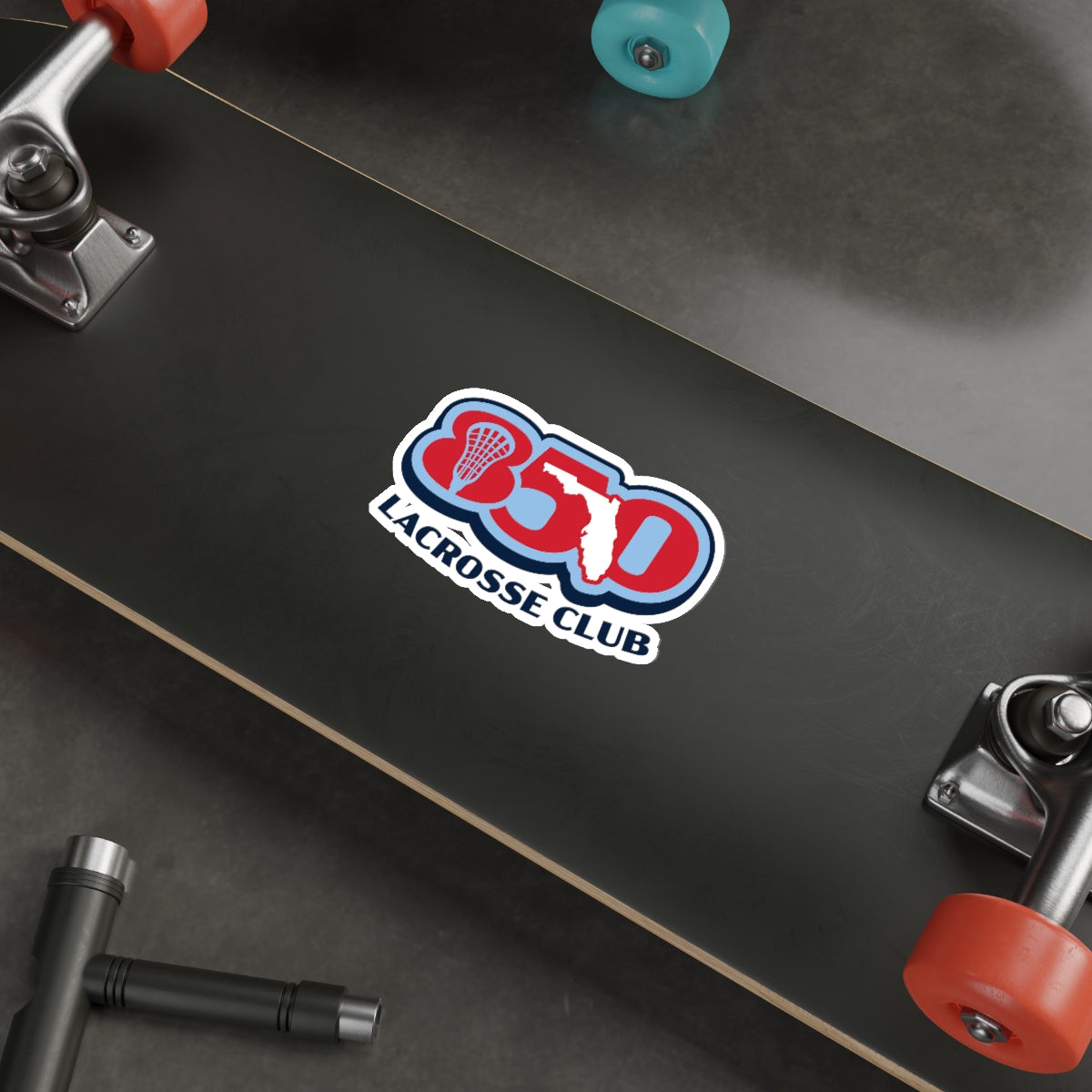 850 Lacrosse Die-Cut Sticker