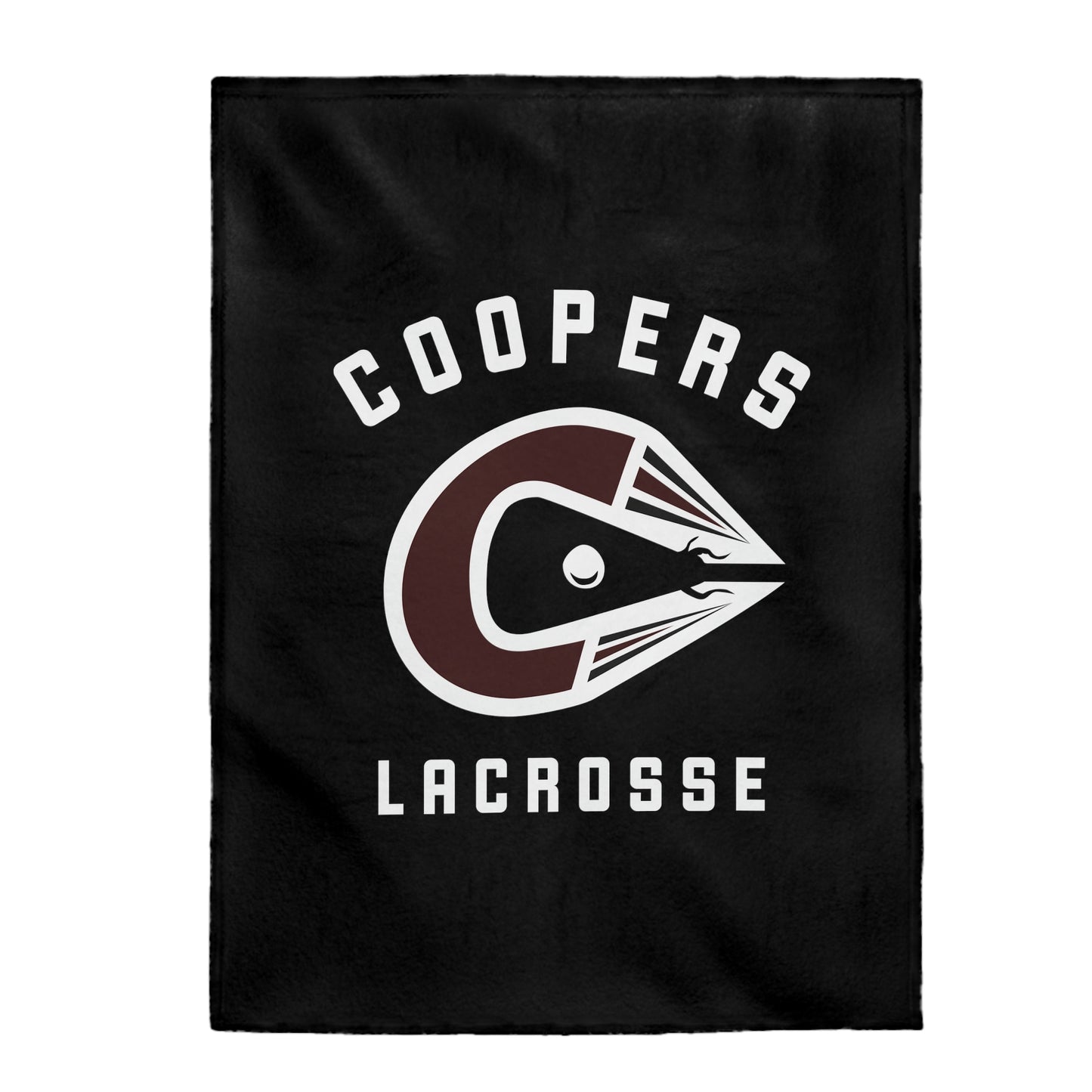 Coopers Lacrosse Velveteen Plush Blanket