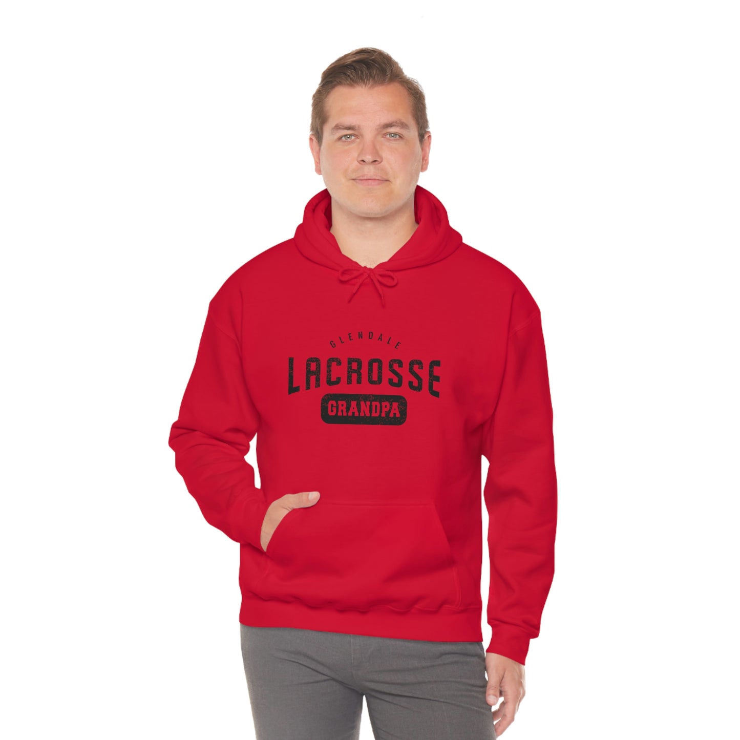 Adult Glendale HS Lacrosse Gildan Heavy Blend™ Hooded Sweatshirt - Grandpa