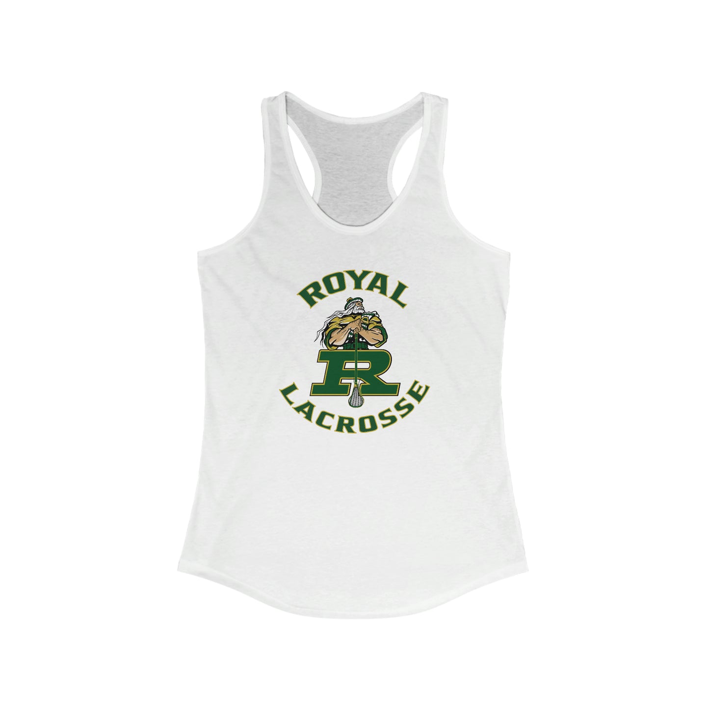 Women's Royal HS Lacrosse Next Level Racerback Tank