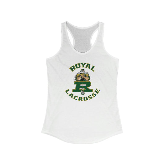 Women's Royal HS Lacrosse Next Level Racerback Tank